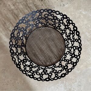 Metal bowl made of washers